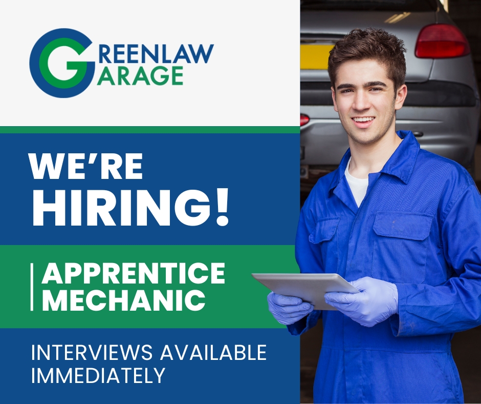 Greenlaw Garage – Apprentice mechanic Job Vacancy Facebook Post
